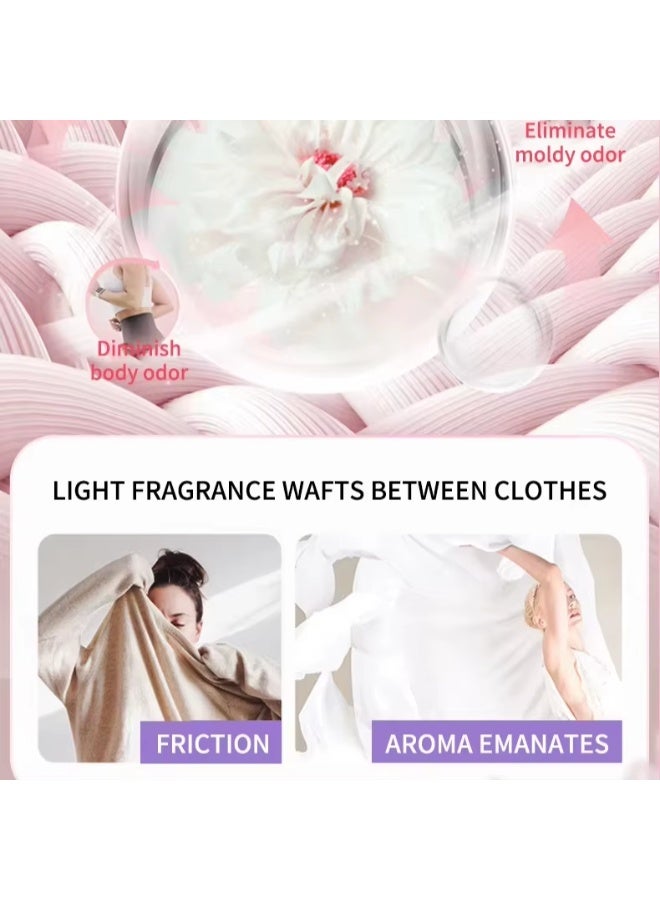 حبيبات عطر للغسيل برائحة الزنبق – معطر ملابس طويل الثبات 48 ساعة – حبيبات عطرية للغسالة بتقنية الميكروكبسلة - Image 5